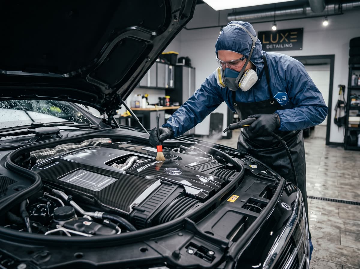 Engine bay clean